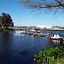 <p align=left>Au Tiki-bar/marina, c'est jour tranquille.