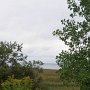 Vue sur le fleuve à la halte-camping de la basilique de Sainte-Anne-de-Beaupré